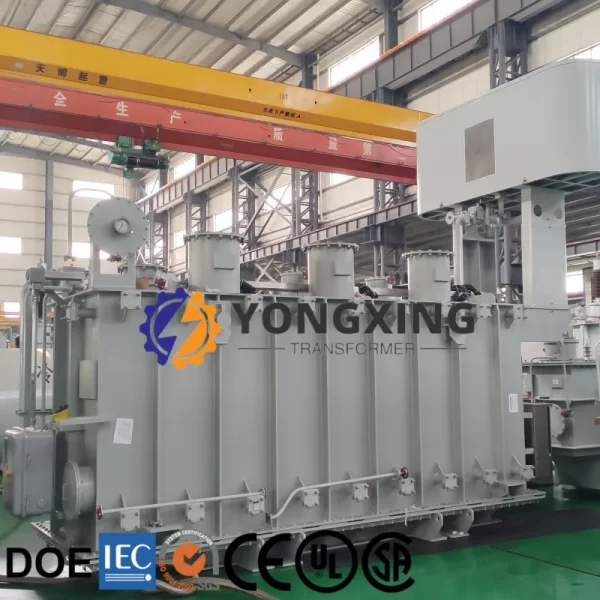 Advanced production facility of Yongxing Transformer for manufacturing 10 MVA 63 kV, 66 kV, and 69 kV power transformers in China