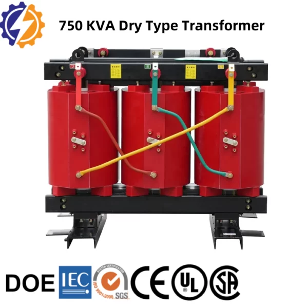 best 11 kV 750 kVA cast resin transformer manufactured by Yongxing Transformer.