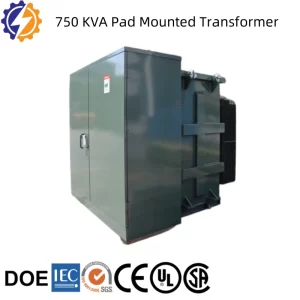 33 kV 750 kVA three-phase pad mounted transformer manufactured by Yongxing Transformer