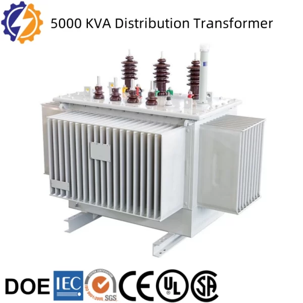 High-performance 34.5 kV 5000 kVA three phase distribution transformer manufactured by Yongxing Transformer