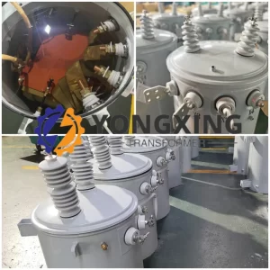 Top best insulating oil used in 75 kVA pole mount transformers by Yongxing Transformer