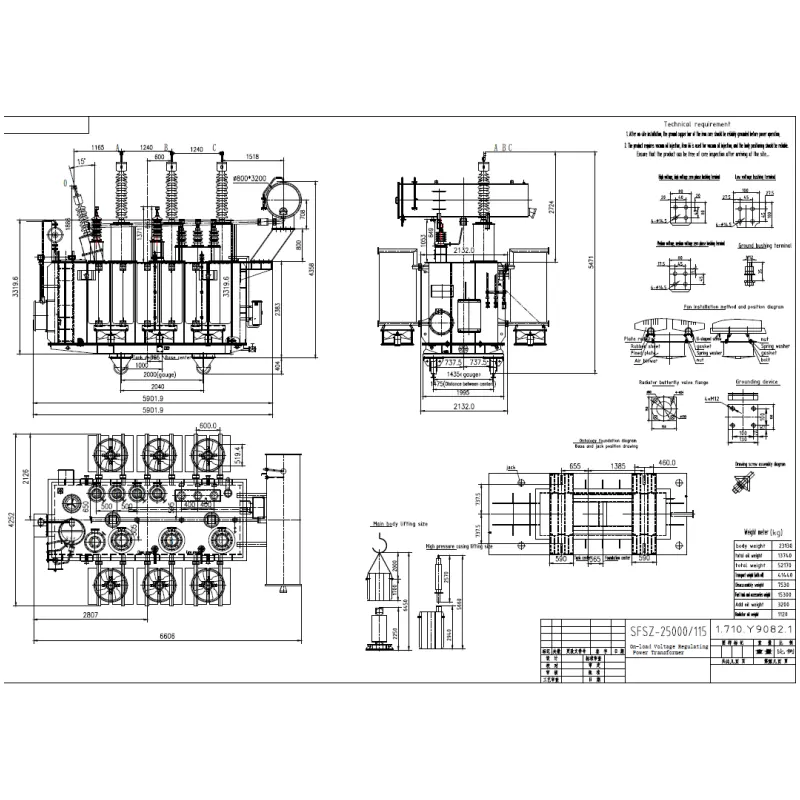 Electrical Power Transformer Design Details